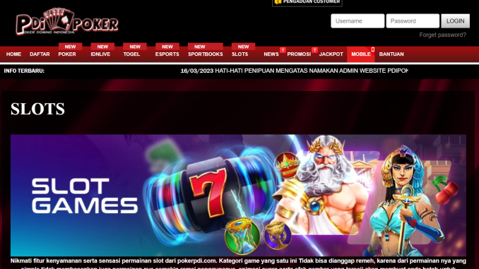 PDIPOKER PDIPOKER