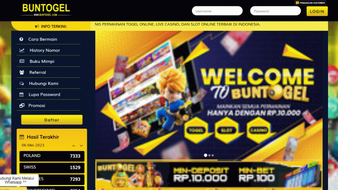 BUNTOGEL BUNTOGEL